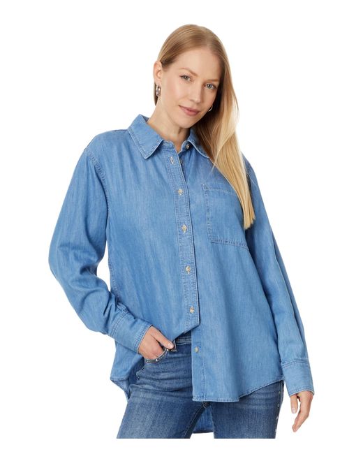 7 For All Mankind Blue The Denim Shirt
