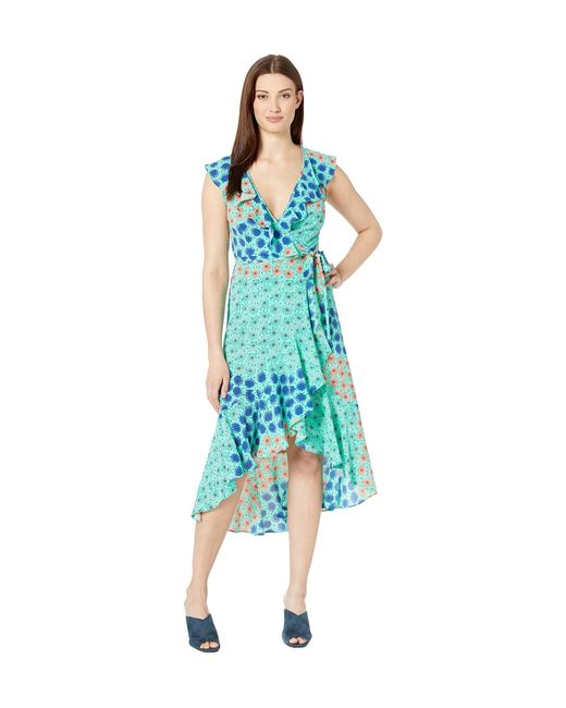 Donna Morgan Synthetic Sleeveless V-neck Maxi Dress in Green - Save 16% ...