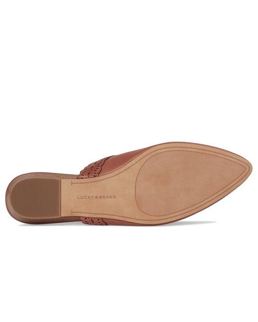 Lucky Brand Brown Nicona Flat Shoes 8.5 B