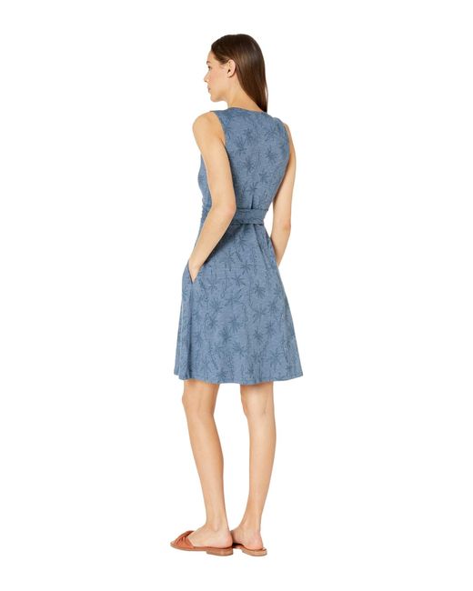 cue wrap sleeveless dress