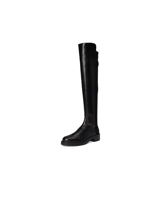 Stuart Weitzman Black 5050 Celia Boots Boots, Leather