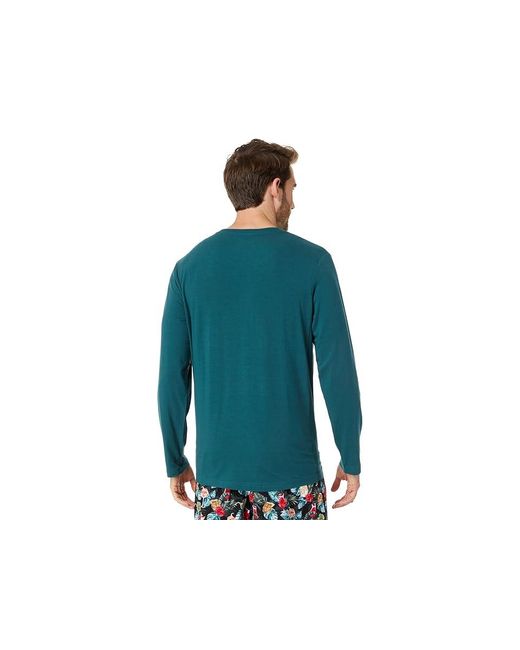 Tommy Bahama Black Long Sleeve Pajama Set Pajama Sets, Cotton for men