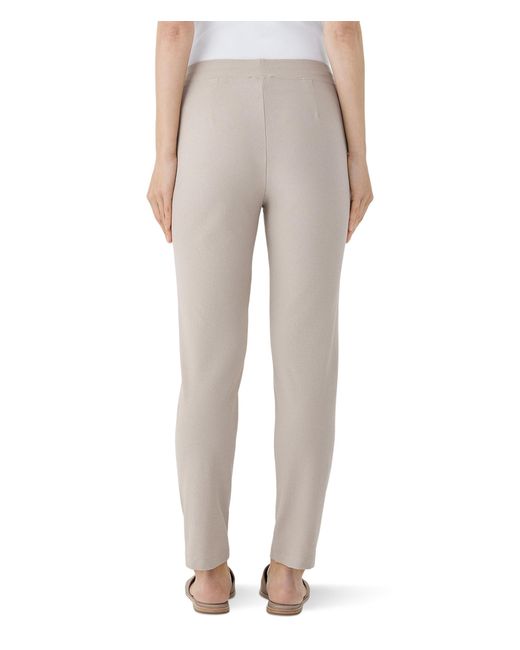 Eileen Fisher Gray Slim Ankle Pants
