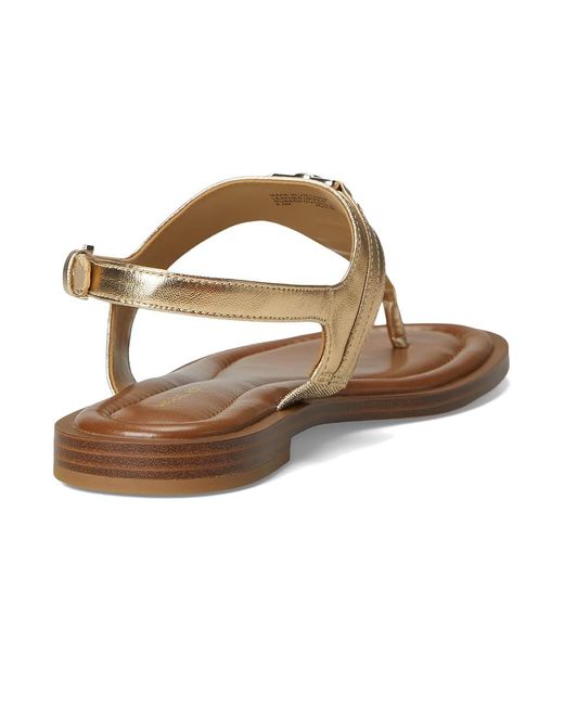 MICHAEL Michael Kors Metallic Mandy Thong Sandal Sandals, Synthetic