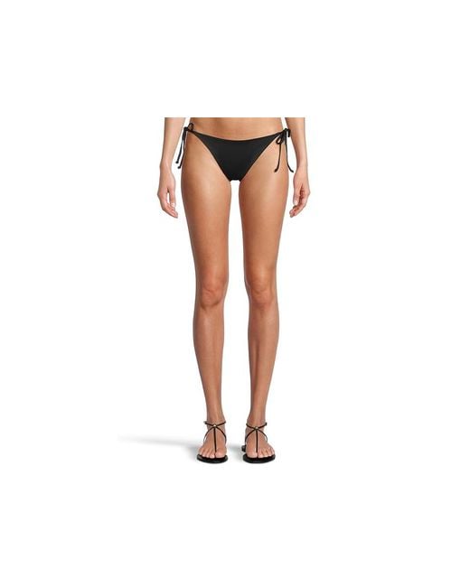Becca Black Color Code Demi Tie Side Basic Bottom Swimwear, Nylon/Spandex