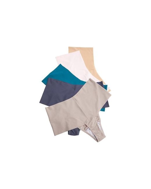 Hanky Panky Women's Breathe Soft High Rise Thong 3-Pack - Seamless Comfort Underwear