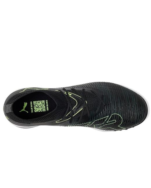 PUMA Black Future 8 Match Turf Trainer Soccer Cleats Soccer Shoes/Fizzy Light/ Terrain 10 D for men