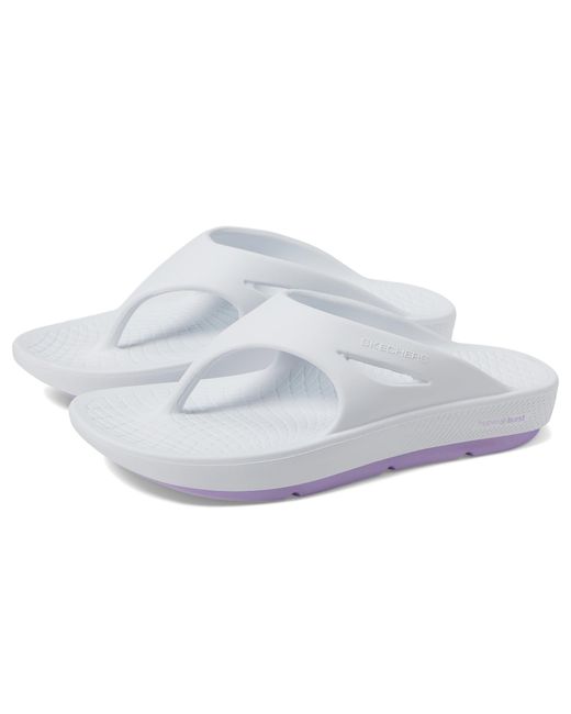 Skechers White Go Recover Refresh Arch Fit- Contend 3 Pt