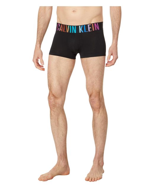 Calvin Klein Black Intense Power Pride Micro Underwear Low Rise Trunk for men