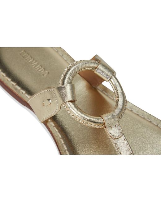 Bernardo Metallic Matrix 2 Wedge Shoes, Leather
