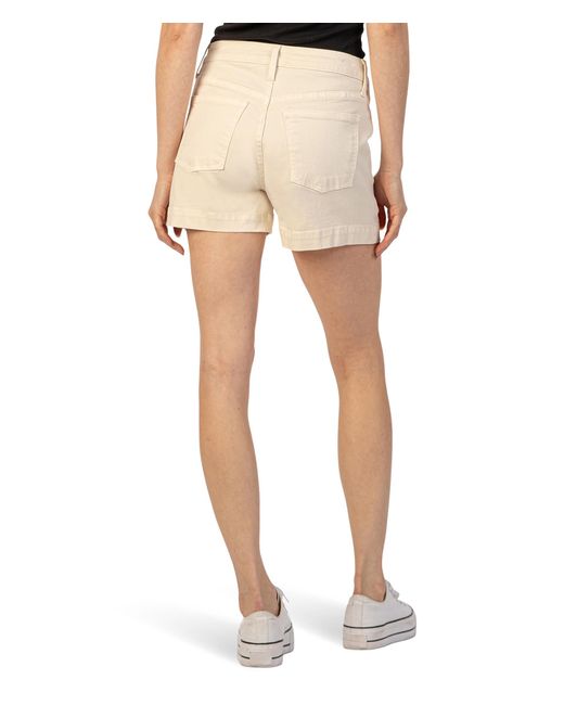Kut From The Kloth Natural Jane High-rise Shorts W/ Pork Chop Pockets