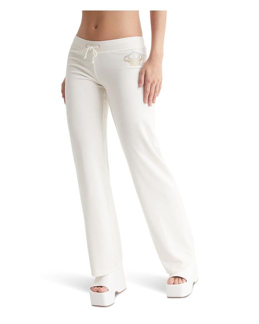 Juicy Couture White Heritage Track Pants