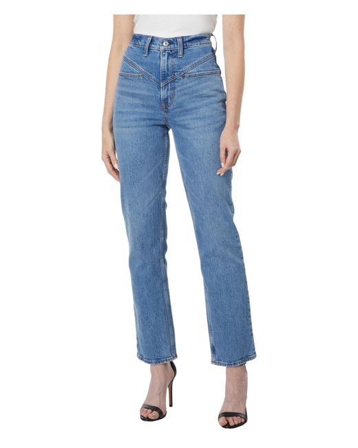 Abercrombie & Fitch Curve Love Yoke Front 90s Straight Jean in Blue | Lyst