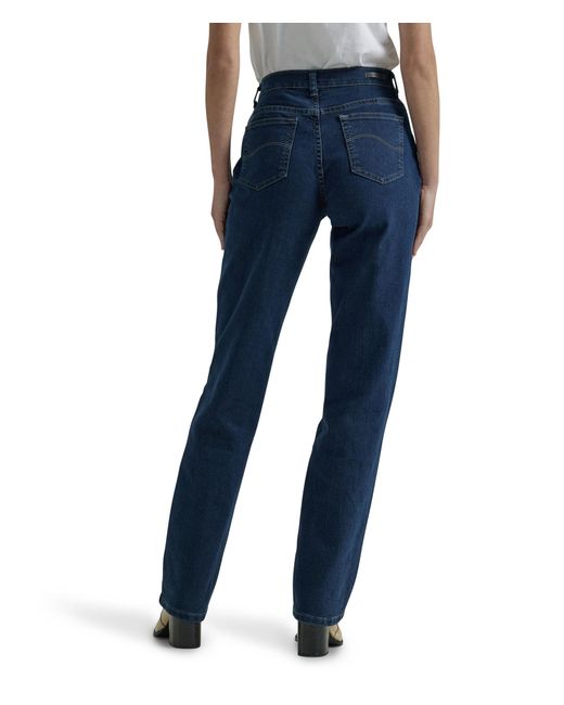 Lee Women's Sculpting Slim Fit Skinny Pull on Jean, Size: 12, Blue