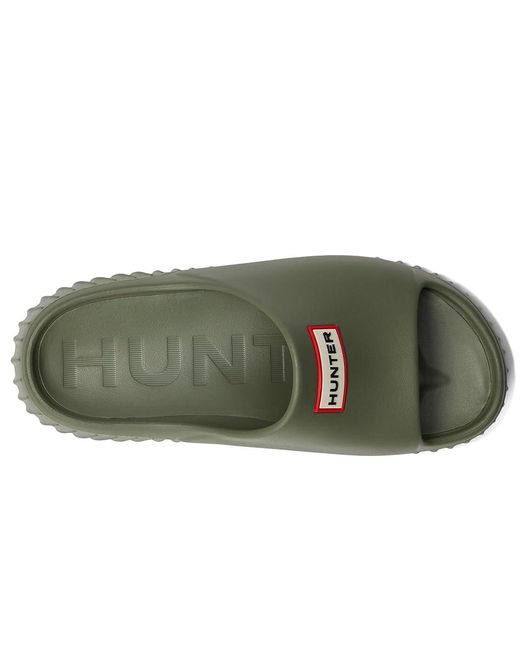 Hunter Green Finn Slide Shoes 11 D for men