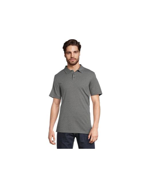 Volcom Black Wowzer Polo Short Sleeve Knit 2, Cotton/Polyester for men