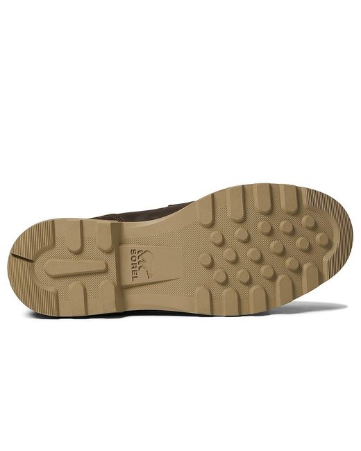Sorel Carson Moc Waterproof (Blackened/Khaki Ii) Shoes for men