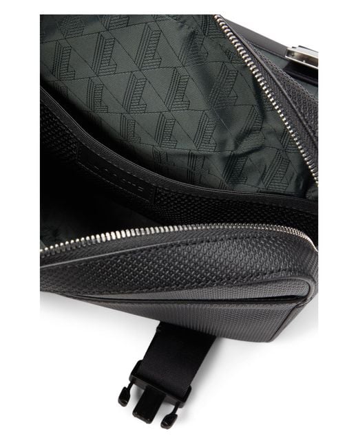 Lacoste Messenger Bag in Black | Lyst