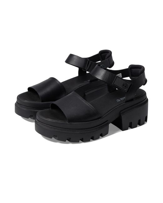 Timberland Black Everleigh Ankle Strap