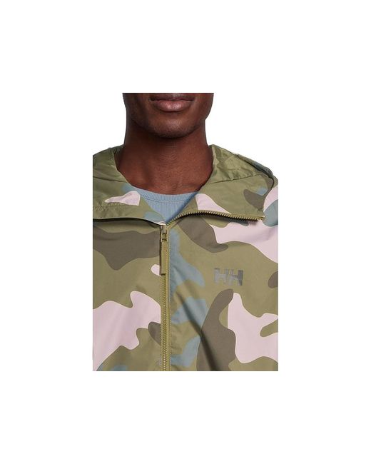 Helly Hansen Green Core Graphic Rain Jacket Jacket Terrazzo Ss25, Polyester for men