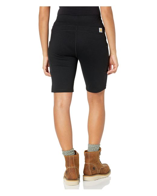 Carhartt Force Fitted Lightweight Utility Shorts in Black
