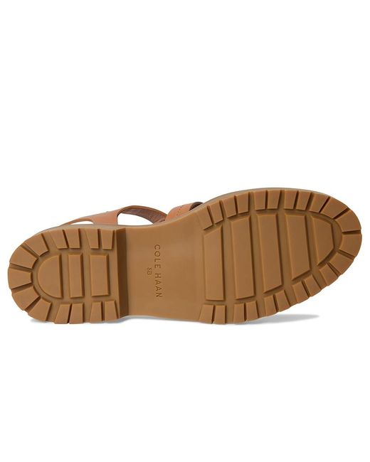Cole Haan Brown Tatiana Fisherman Sandals Wedge Shoes 8.5 B
