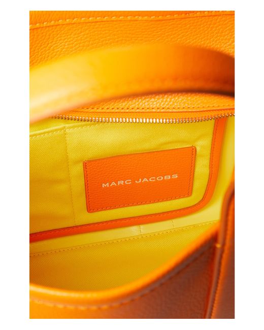 Marc Jacobs Orange The Leather Medium Tote Bag