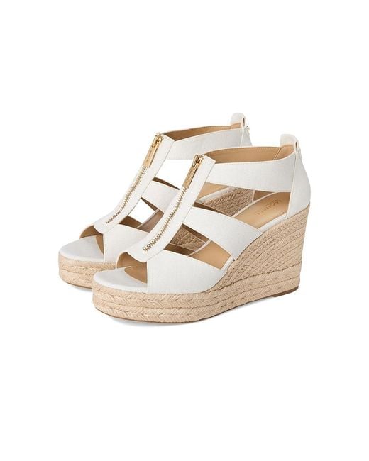 MICHAEL Michael Kors Black Etta Wedge Wedge Shoes