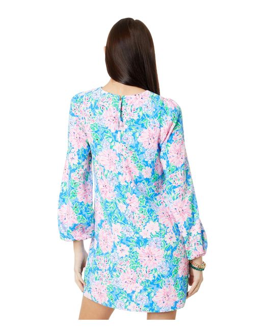 Lilly Pulitzer Blue Alyna Long Sleeve Dress