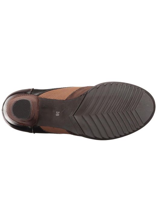 Spring Step Black Bardot Shoes, Leather