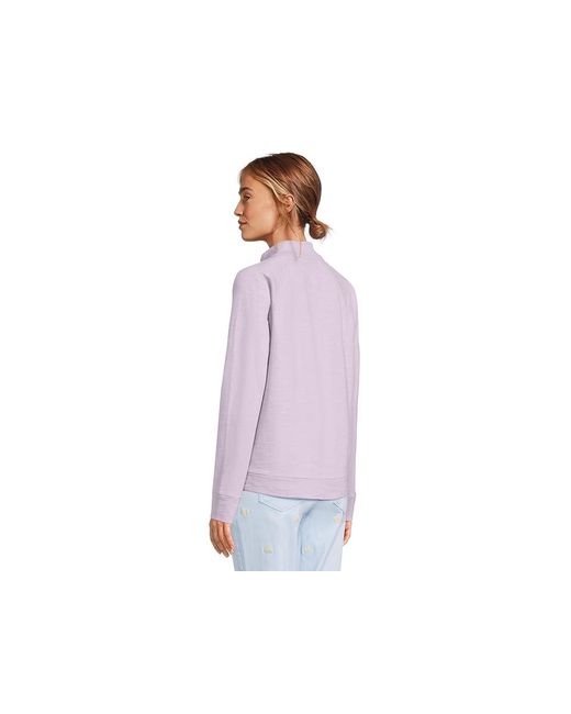 Lilly Pulitzer Purple Ashlee Pullover Sweatshirt, Cotton/Polyester