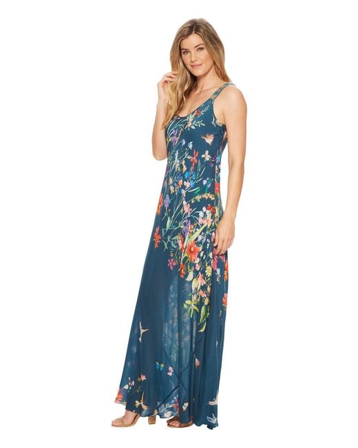 Johnny Was Linsu Maxi Tank Dress multi A Women s Dress in Blue