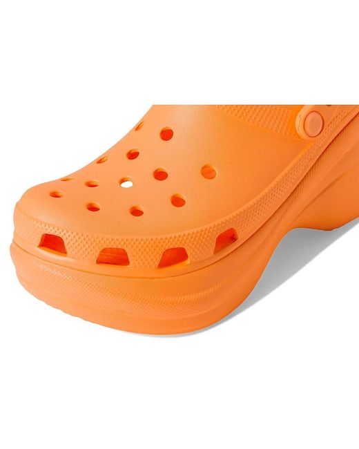 CROCSTM Orange Classic Bae Clog Clog Shoes, Synthetic