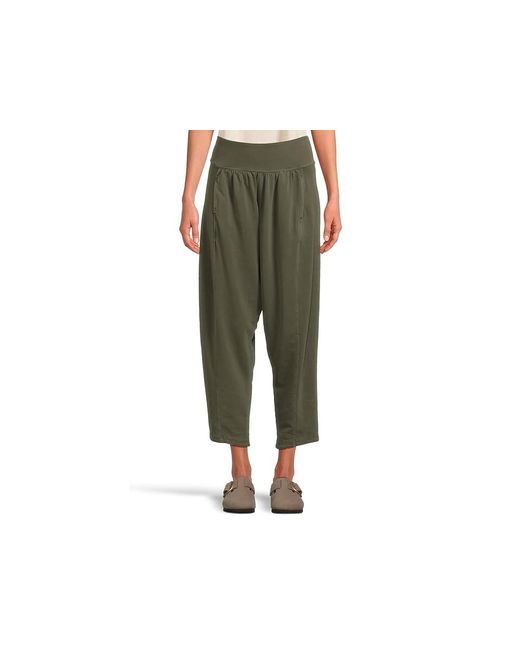 Prana Green Mindful Movement Harem Pants Casual Pants, Cotton/Elastane/Tencel