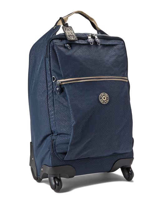 Kipling Blue Darcey Carry-on Rolling Luggage