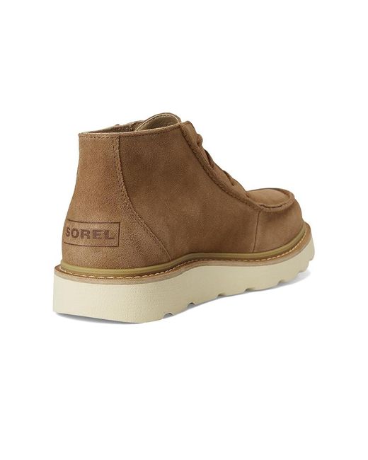 Sorel Natural Slabtown 62' Stoic Mid Slip On Shoes Velvet Tan/Bleached Ceramic 7.5 D for men