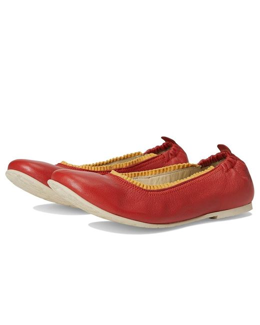 Fly London Red Goil222Fly Flat Shoes Devil/ Leather/Rubber/Textile