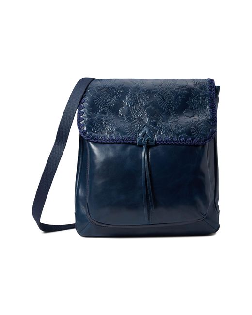 The Sak Blue Ventura Leather Convertible Backpack
