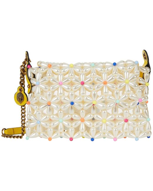 Kurt Geiger Kensington Beaded Bag in White Lyst