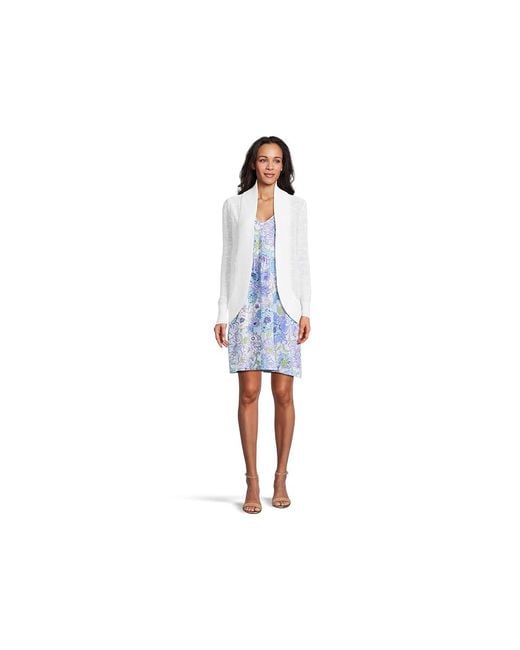 Lilly Pulitzer Black Jannie V-Neck 3/4 Sleeve Dress, Cotton
