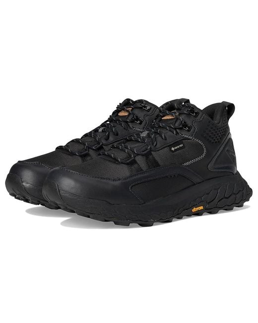 New Balance Black Fresh Foam X Hierro Mid V1 Running Shoes/Castlerock/Phantom 8.5 D for men