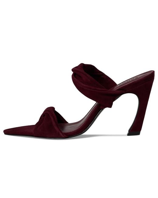 SCHUTZ SHOES Multicolor Meline Mule Sandals, Suede