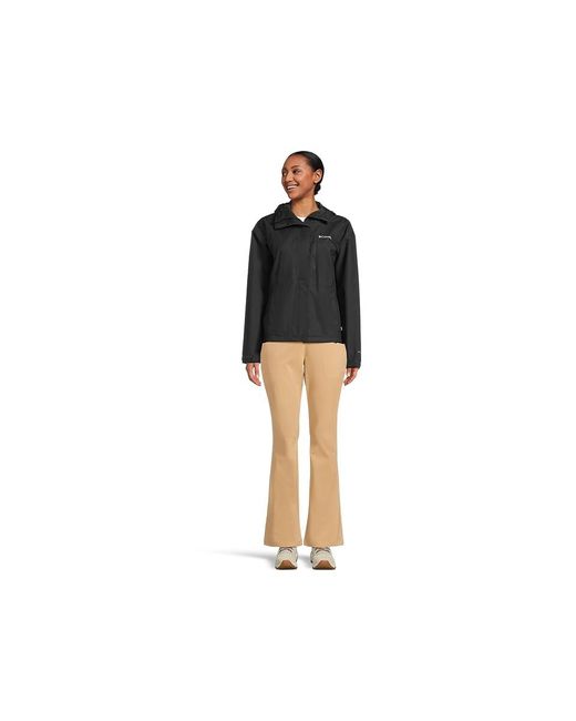 Columbia Black Hikebound Ii Jacket Coat, Polyester