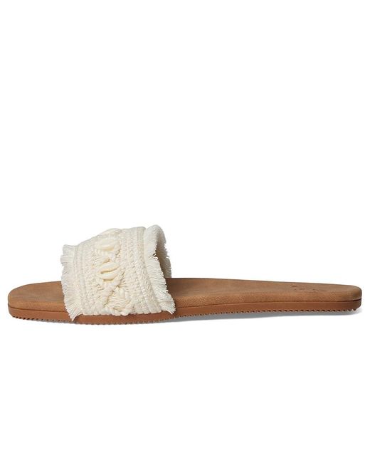 Roxy White Positano Sandals, Synthetic