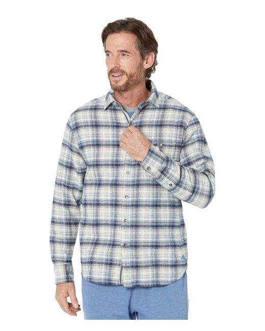 Tommy Bahama Twice As Nice Flannel in Blue for Men | Lyst