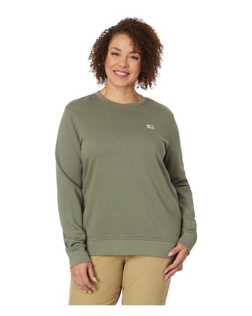 Carhartt Green Relaxed Fit Midweight French Terry Crew Neck Sweatshirt
