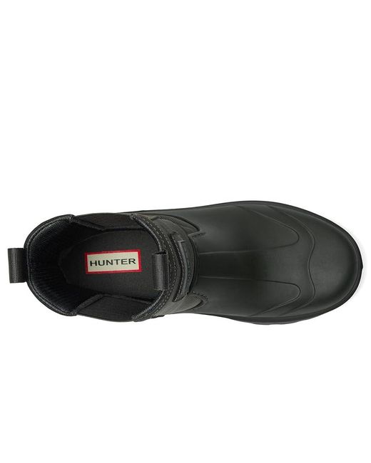 Hunter Black Lorde Rain Boots 7 D for men