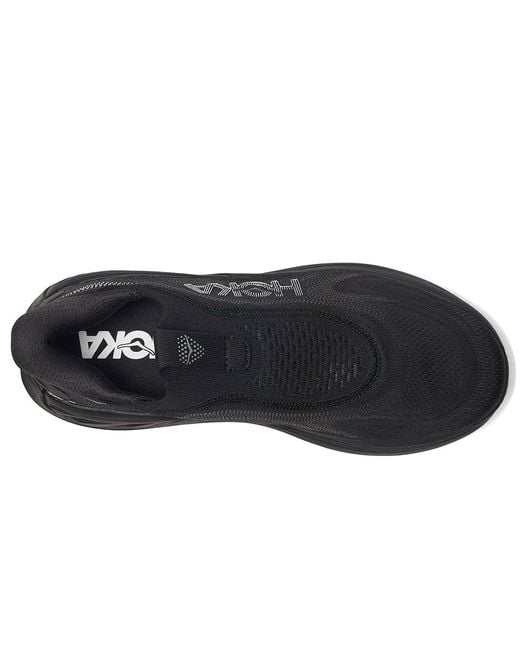 Hoka One One Black Skyward Laceless Running Shoes/ 14 D for men