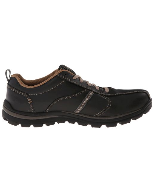 Skechers Relaxed Fit Superior - Levoy (dark Brown) Men's Shoes in Black for  Men | Lyst