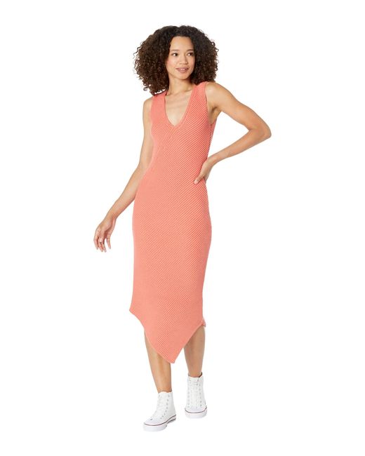 Equipment Cotton Lucasse Dress in Pink Lyst